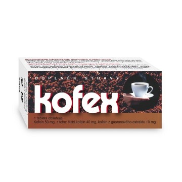 Kofex přírodní kofein+guarana—80 tablet