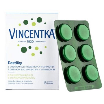 Vincentka Bylinné pastilky—18 ks