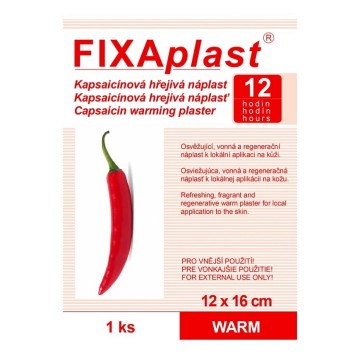 Náplast Fixaplast hřejivá —12 x1 6 cm