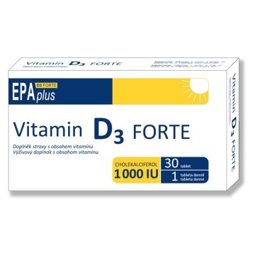 Vitamín D3 Forte 1000IU EPA plus—30 tablet