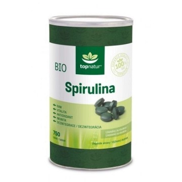 Topnatur BIO Spirulina —750 tablet