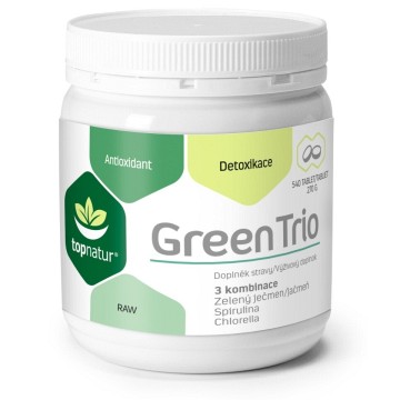 Medicol Green Trio—Chlorella, Spirulina, Zelený ječmen, 540 tablet