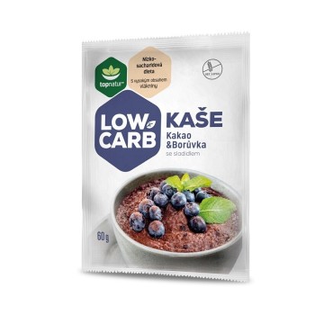 Topnatur Low Carb kaše kakao&borůvka—60 g