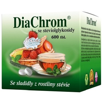 DiaChrom se stévií—600 tablet