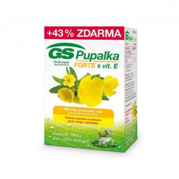 GS Pupalka Forte s vitaminem E—100 kapslí