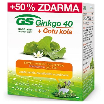 GS Ginkgo 40+Gotu kola—40+20 tablet