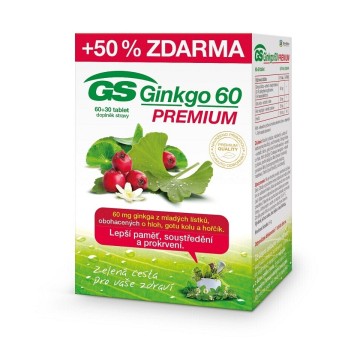 GS Ginkgo 60 Premium—60+30 tablet