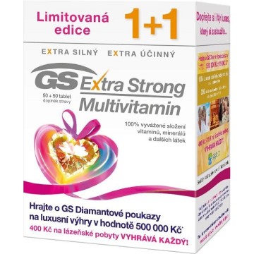 GS Extra Strong Multivitamín dárek 2017—50+50 tablet