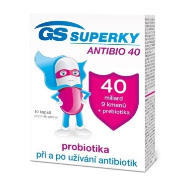 GS Superky Antibio 40—10 kapslí