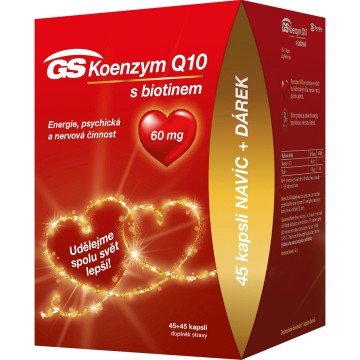 GS Koenzym Q10 60mg dárek 2020—45+45 tobolek