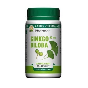 Bio-Pharma Ginkgo Biloba 40mg—90+90 tablet