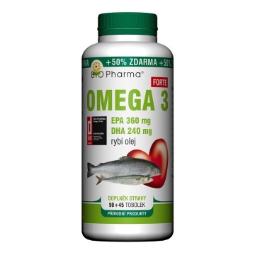 Bio-Pharma Omega 3 Forte 1200mg —90+45 tobolek