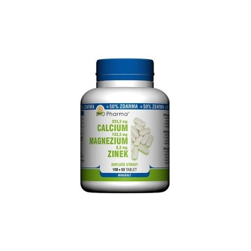 Calcium+Magnesium+Zinek Bio-Pharma —100+50 tablet