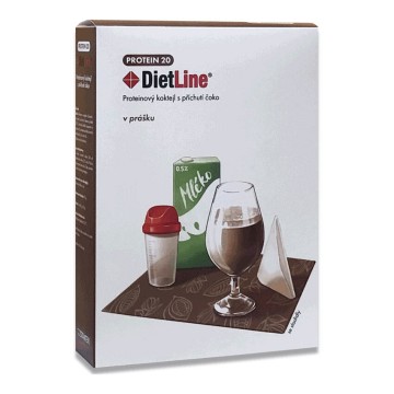 DietLine Protein 20 Koktejl Čoko —3 sáčky