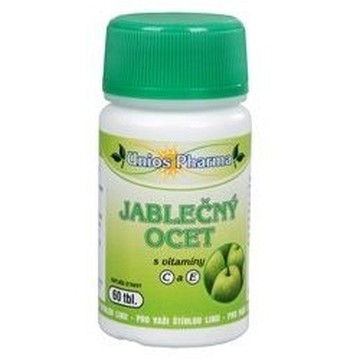 Uniospharma Jablečný ocet s vit.C+vit.E—60 tablet