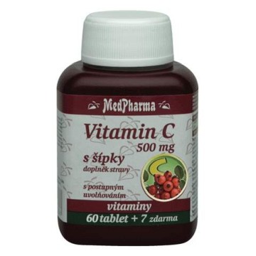 MedPharma Vitamín C 500mg s šípky—67 tablet