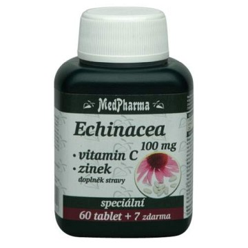 MedPharma Echinacea 100mg+vit.C+zinek—67 tobolek