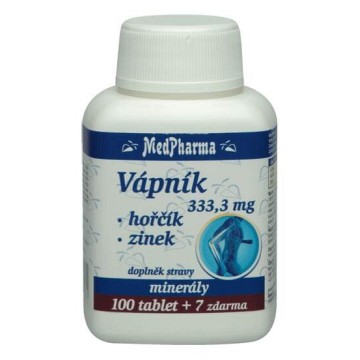 MedPharma Vápník + Hořčík + Zinek—107 tablet