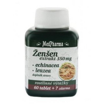 MedPharma Ženšen+echinacea+leuzea—67 tablet