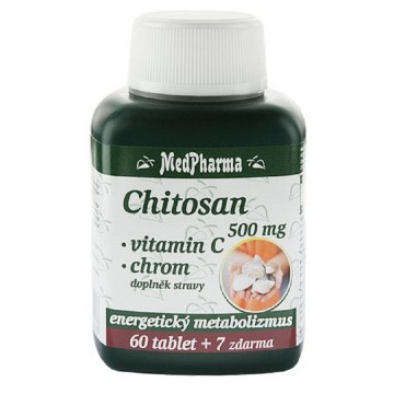 MedPharma Chitosan 500mg+vit.C+chrom—67 tablet