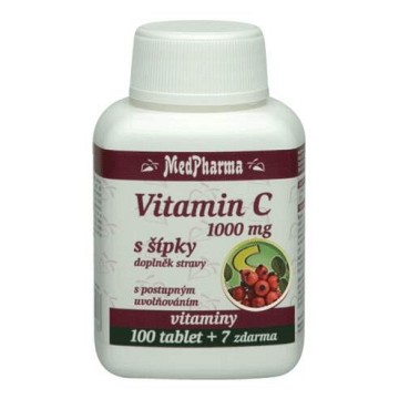 MedPharma Vitamín C 1000mg s šípky—107 tablet