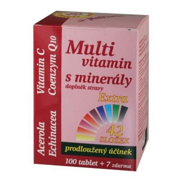 MedPharma Multivitamín s minerály + extra C—107 tablet