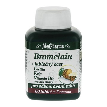 MedPharma Bromelain+jablečný ocet+lecitin—67 tablet