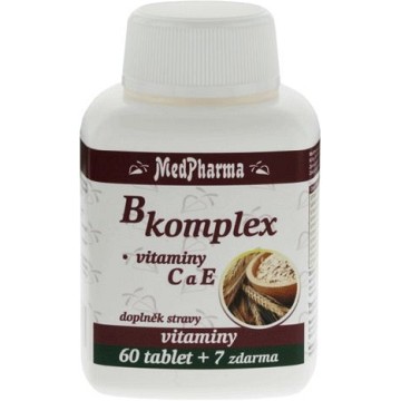 MedPharma B-komplex + Vitamin C a E—67 tobolek