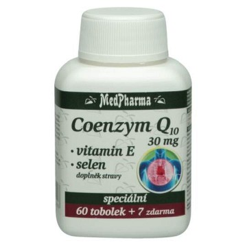 MedPharma Coenzym Q10 30mg+vit.E+selen—67 tobolek