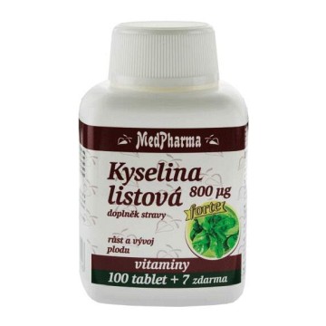 MedPharma Kyselina listová 800mcg—107 tablet