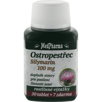 MedPharma Ostropestřec (Silymarin 100mg)—37 tablet