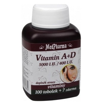 MedPharma Vitamín A+D (5000 I.U./400 I.U.)—107 tobolek