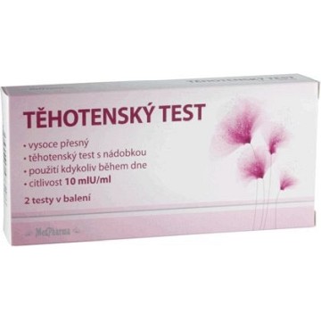 MedPharma Těhotenský test 10mlU/ml—2ks