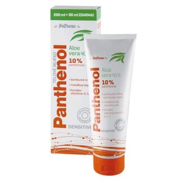 MedPharma Panthenol 10% Sensitive tělové mléko—200+30 ml