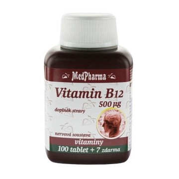 MedPharma Vitamin B12 500mg—107 tobolek