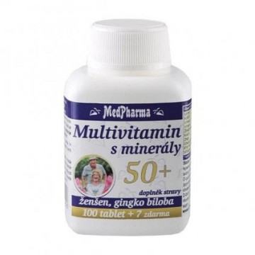 MedPharma Multivitamin s minerály 50+—107 tablet