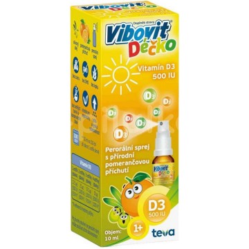 Vibovit Déčko vit.D3 500I.U.—sprej 10 ml