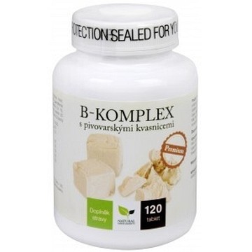 Natural Medicaments B-komplex s piv.kvas.—120 tablet