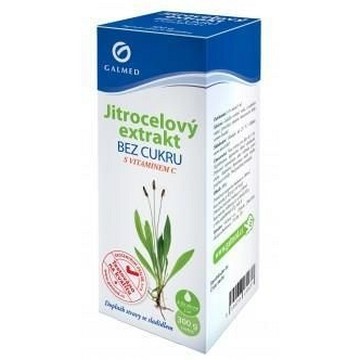 Galmed Sirup jitrocelový s vit.C bez cukru—300 g