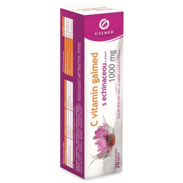 Galmed Vitamín C 1000mg S echinaceou—20 tablet