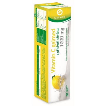 Galmed Vitamín C 1000mg Citron—20 tablet