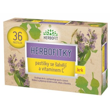 Herbofitky se šalvějí a vitamínem C—36 ks