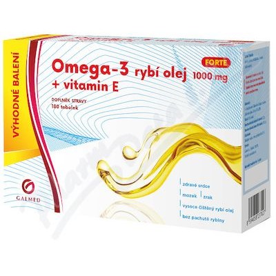 Galmed Omega-3 rybí olej forte—180 tobolek