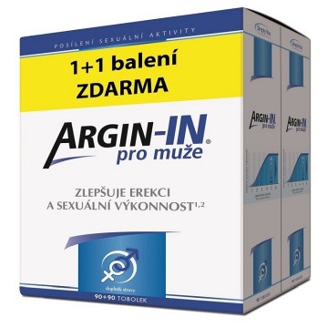 Argin-IN pro muže—90 + 90 tablet zdarma