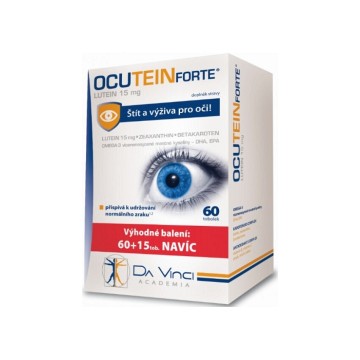 Ocutein Forte Lutein 15mg Da Vinci Academia—60+15 tobolek