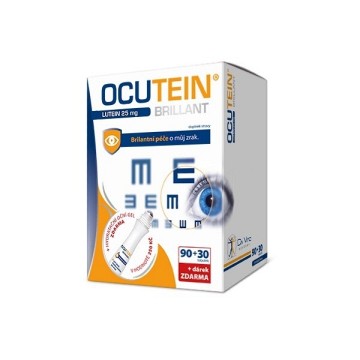 Ocutein Brillant Lutein 25mg DaVinci Academia—90+30 tobolek, dárek