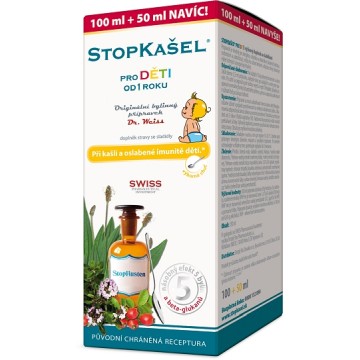 Stopkašel Dr.Weiss Pro děti—100+50 ml