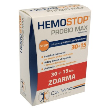 Hemostop Probio Max Da Vinci Academia—30 + 15 tobolek