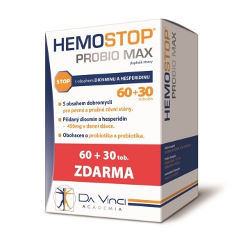 Da Vinci Academia Hemostop Probio MAX —60+30 tobolek