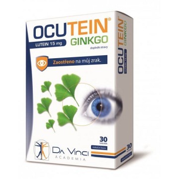 Ocutein Ginkgo 45mg+Lutein 15mg Da Vinci Academia—30 tobolek